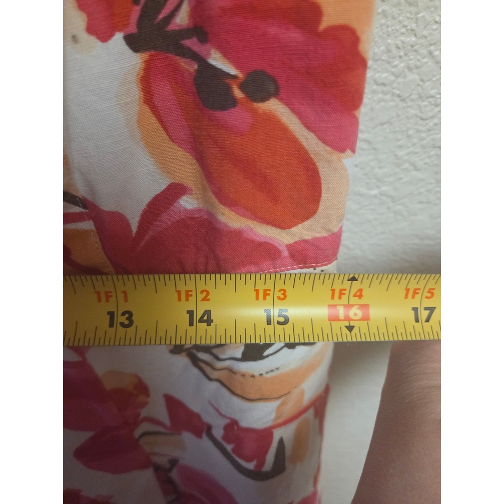 Sigrid Olsen Floral Dress Women's Size 10 Sleeveless Summer Party Casual - Picture 4 of 5